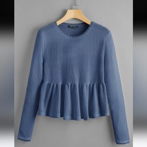 Shein waffle knit long sleeve